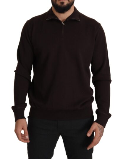 Dolce & Gabbana - Elegant Cashmere Zippered Pullover Sweater