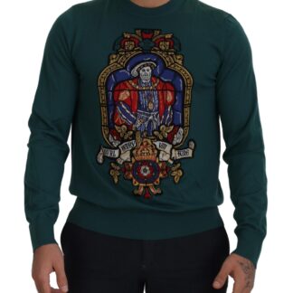 Dolce & Gabbana - Elegant Brown Crewneck Cotton Sweater