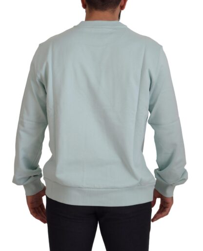 Dolce & Gabbana - Mint Green Cotton Pullover Sweater