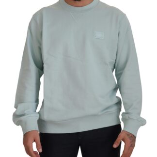 Dolce & Gabbana - Elegant Crew Neck Cotton Blend Sweater