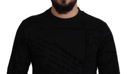 Dolce & Gabbana - Elegant Crew Neck Cotton Blend Sweater