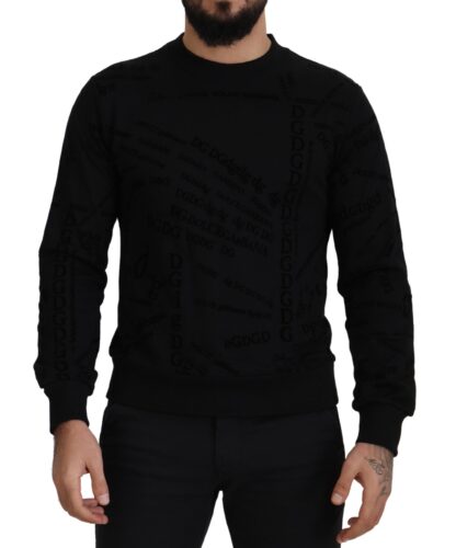 Dolce & Gabbana - Elegant Crew Neck Cotton Blend Sweater