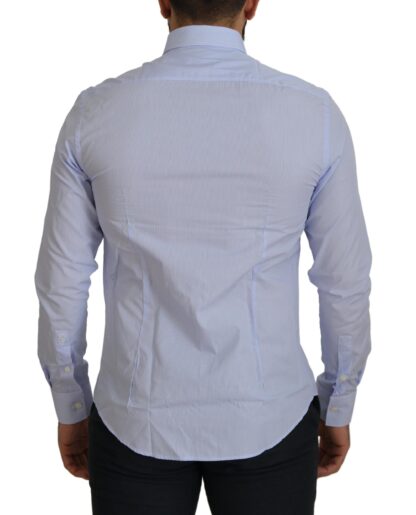 Versace Collection - Elegant Light Blue Dress Shirt