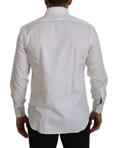 Roberto Cavalli - Elegant White Formal Dress Shirt