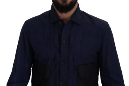 Dsquared² - Svelte Dark Blue Cotton Shirt