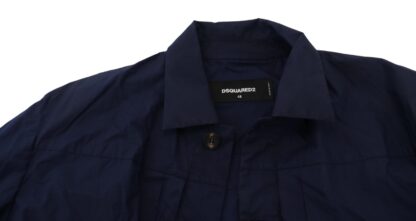 Dsquared² - Svelte Dark Blue Cotton Shirt