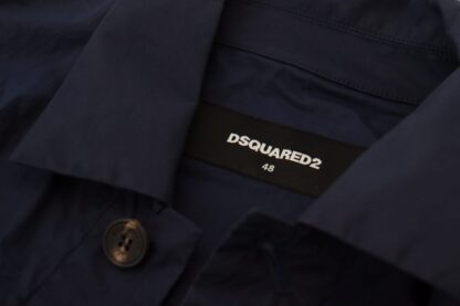 Dsquared² - Svelte Dark Blue Cotton Shirt