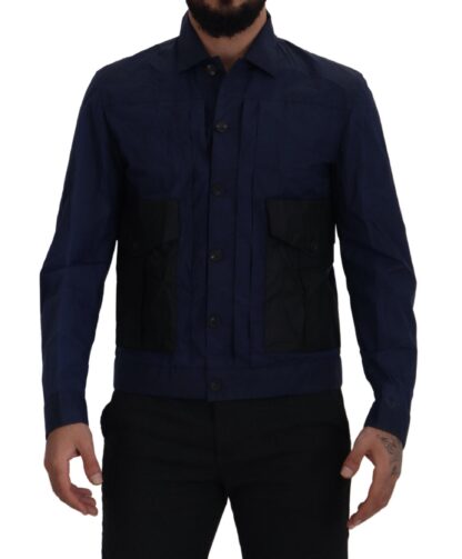 Dsquared² - Svelte Dark Blue Cotton Shirt