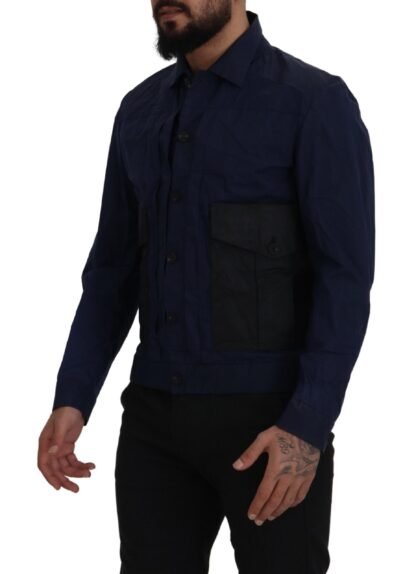 Dsquared² - Svelte Dark Blue Cotton Shirt