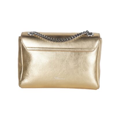 Blumarine - Blumarine Gold Leather Shoulder Women Bag