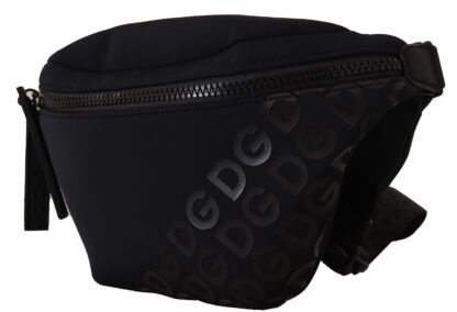 Dolce & Gabbana - Chic Black Belt Fanny Bag