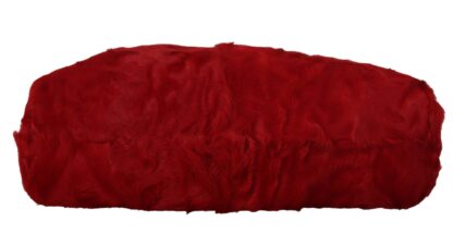 Dolce & Gabbana - Elegant Red Fur VANDA Evening Clutch