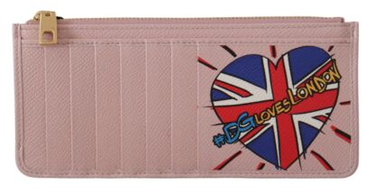 Dolce & Gabbana - Pink Leather Long Wallet with Billslot