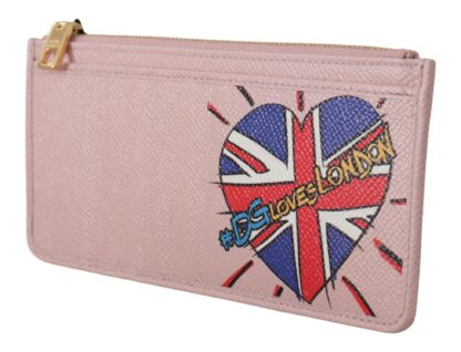 Dolce & Gabbana - Pink Leather Long Wallet with Billslot