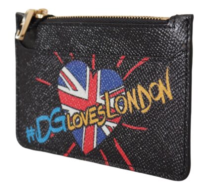 Dolce & Gabbana - Elegant Leather Coin Wallet with Zip Closure