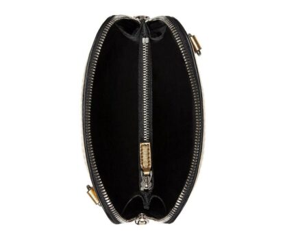 Gucci - Gucci Women Black Guccy Sega Script Dome Mini Crossbody Bag