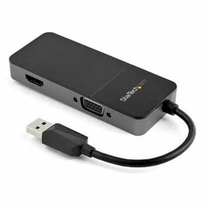 Αντάπτορας USB σε VGA/HDMI Startech USB32HDVGA Μαύρο 4K Ultra HD