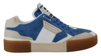 Dolce & Gabbana - Multicolor Low Top Leather Sneakers