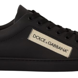 Dolce & Gabbana - Elegant White Gold Portofino Sneakers