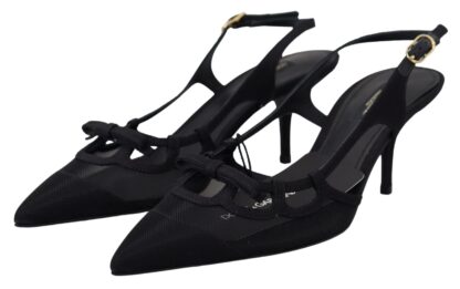 Dolce & Gabbana - Elegant Slingback Heels in Timeless Black