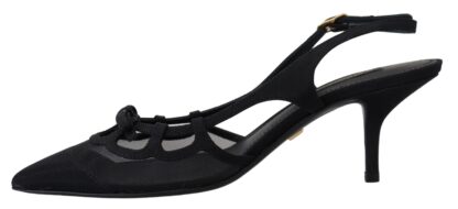 Dolce & Gabbana - Elegant Slingback Heels in Timeless Black