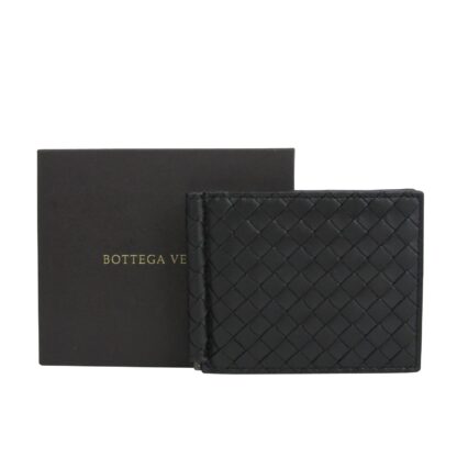 Bottega Veneta - Bottega Veneta Men's Intercciaco Black Leather Intercciaco Woven Wallet