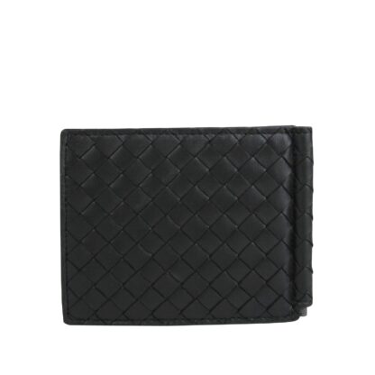 Bottega Veneta - Bottega Veneta Men's Intercciaco Black Leather Intercciaco Woven Wallet