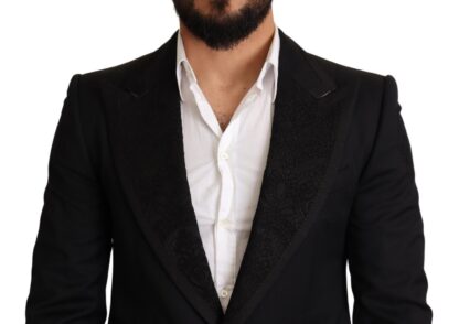 Dolce & Gabbana - Elegant Black Slim Fit Blazer Jacket