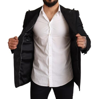 Dolce & Gabbana - Elegant Black Slim Fit Blazer Jacket