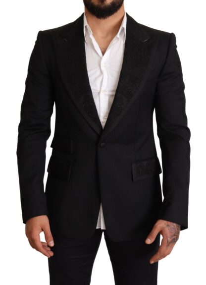 Dolce & Gabbana - Elegant Black Slim Fit Blazer Jacket