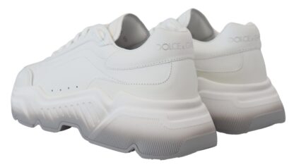 Dolce & Gabbana - Chic Daymaster Leather Sneakers - Elegant White