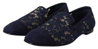 Dolce & Gabbana - Elegant Blue Loafers Flats - Summer Chic