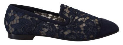 Dolce & Gabbana - Elegant Blue Loafers Flats - Summer Chic