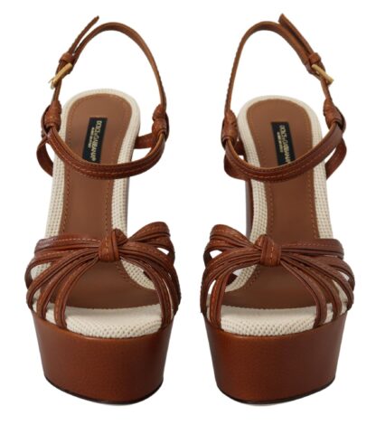 Dolce & Gabbana - Elevate Your Style with Chic Leather Platform Sandals