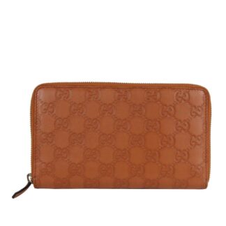 Gucci - Gucci Women's Leather Gold Interlocking Wallet