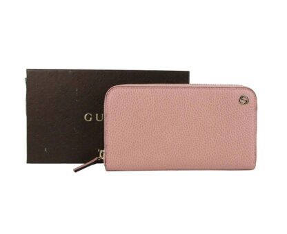 Gucci - Gucci Women's Leather Gold Interlocking Wallet