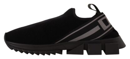 Dolce & Gabbana - Sleek Black Low Top Sneakers