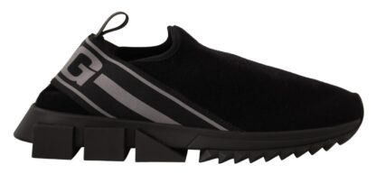 Dolce & Gabbana - Sleek Black Low Top Sneakers