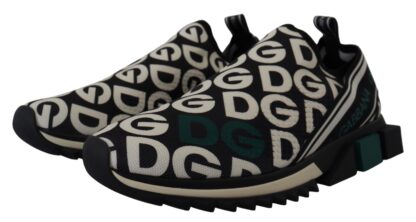 Dolce & Gabbana - Elegant Monochrome Logo Sneakers