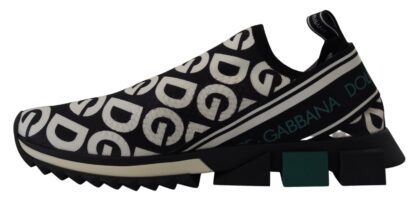 Dolce & Gabbana - Elegant Monochrome Logo Sneakers