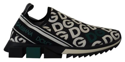 Dolce & Gabbana - Elegant Monochrome Logo Sneakers