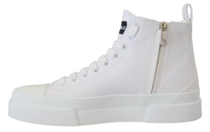 Dolce & Gabbana - Elegant High Top Canvas Sneakers