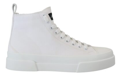 Dolce & Gabbana - Elegant High Top Canvas Sneakers