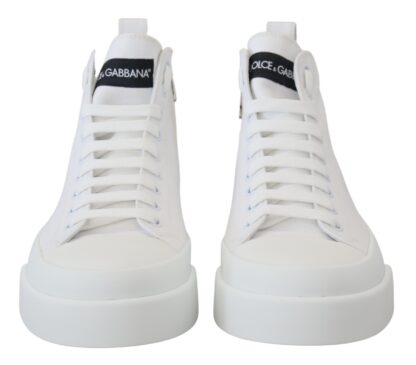 Dolce & Gabbana - Elegant High Top Canvas Sneakers