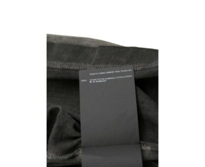 Saint Laurent - Saint Laurent Men's Grey Dyed Fine Knit Cotton T-Shirt