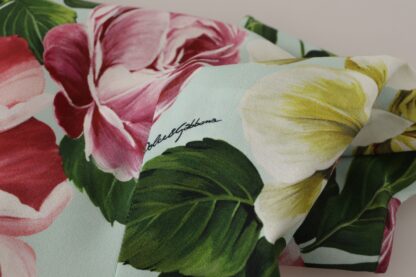 Dolce & Gabbana - Chic Round Neck Sleeveless Tank with Tropical Rose Print