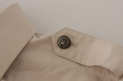 Dolce & Gabbana - Elegant Beige Cotton Long Sleeve Shirt