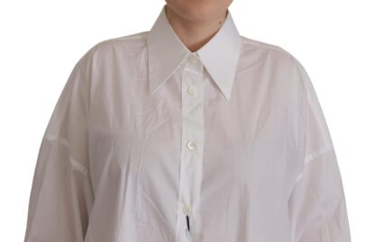 Dolce & Gabbana - Elegant White Cotton Buttoned Shirt