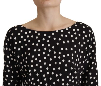 Dolce & Gabbana - Polka Dot Sheath Midi Elegance