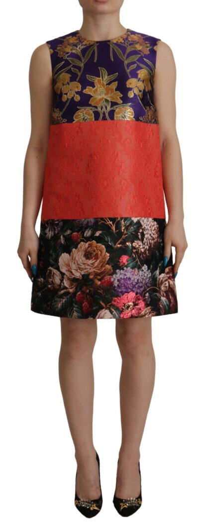 Dolce & Gabbana - Elegant Jacquard Shift Dress